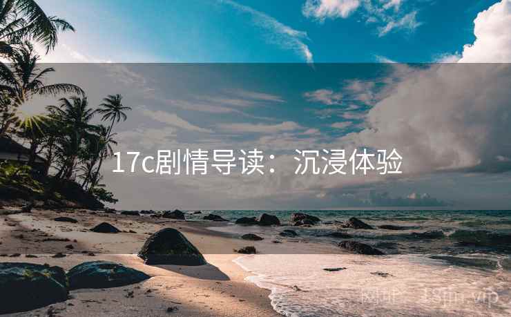 17c剧情导读：沉浸体验